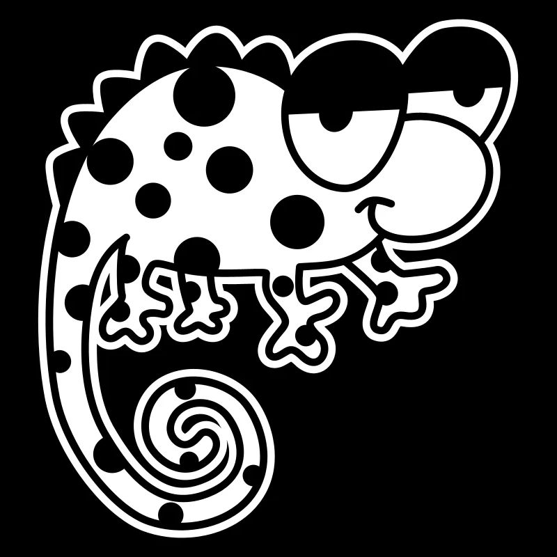 Chameleon – Color-changing reptile, stylish Vinta