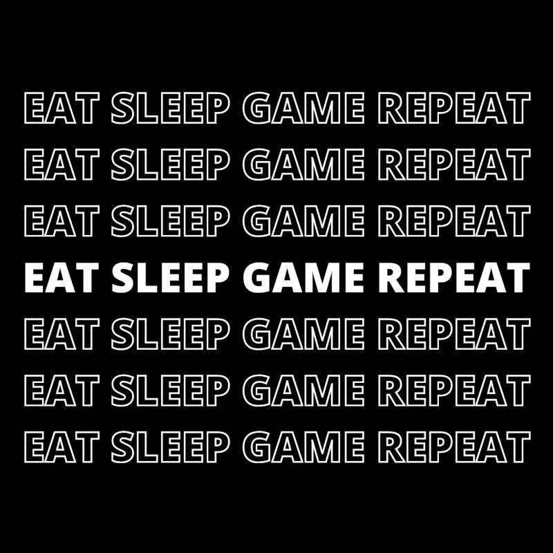 Manger le jeu de sommeil Répéter