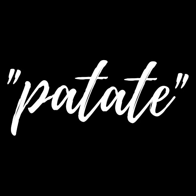 patate - message manuscrit humour autodérision