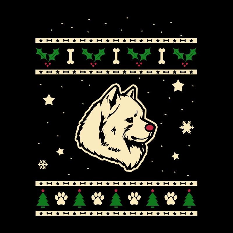 Samojeden Weihnachtsgeschenk