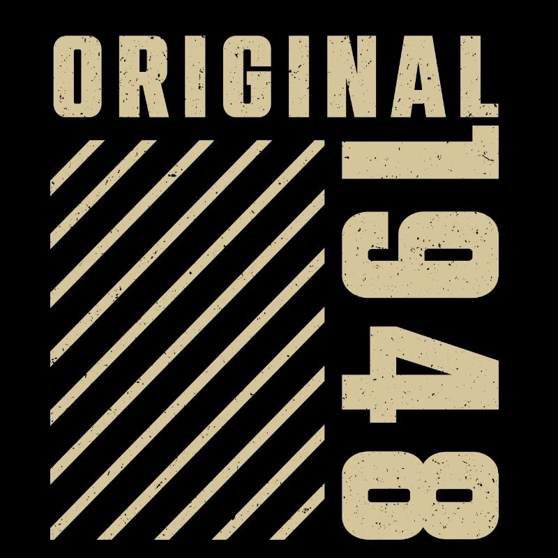 Original 1948 Authentic 1948 Vintage Bursdag