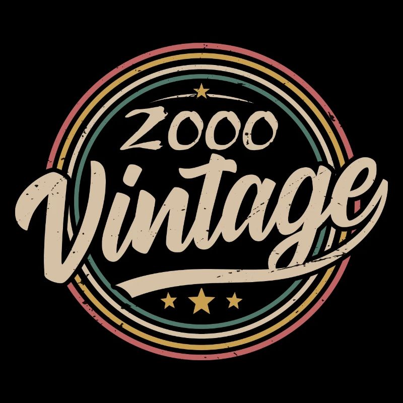 2000 Vintage 2000 Birthday Gift - Retro Style 2000