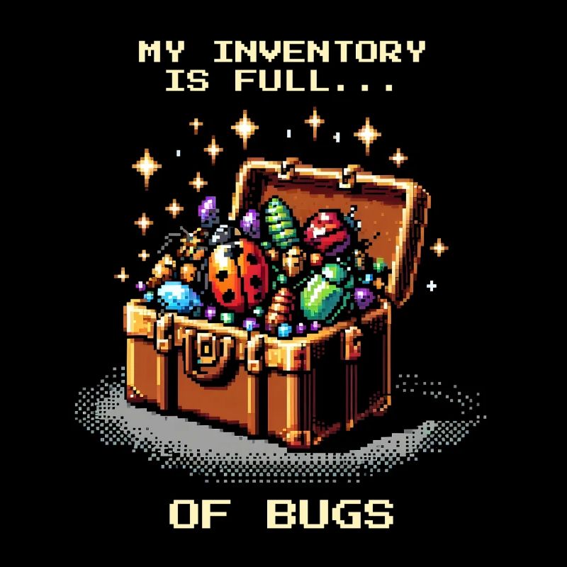 Bug Collector Inventaire Insectes Pixel Retro