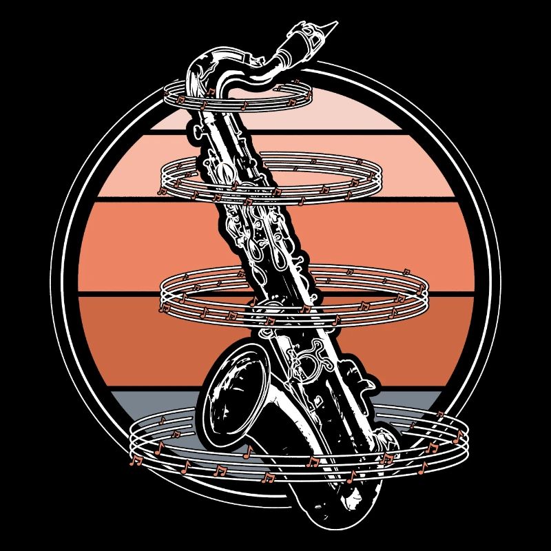 Saxophon Instrument Konzert Geschenkidee