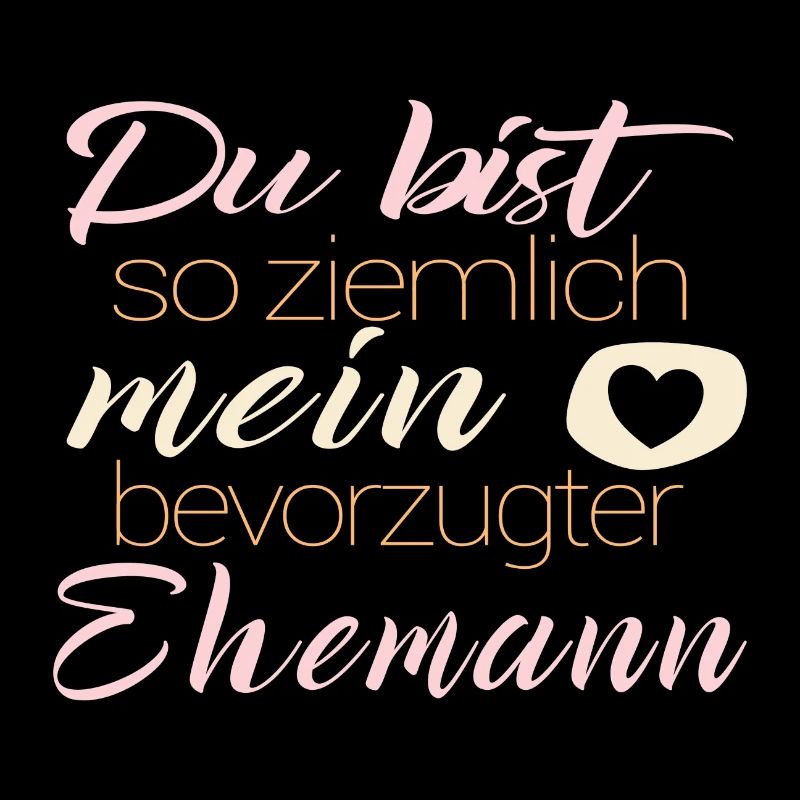 Bevorzugter Ehemann Valentinsgeschenk Frau