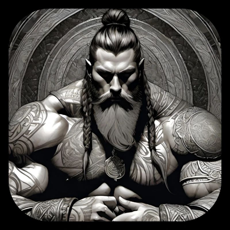 Proud Viking Warrior Germanic