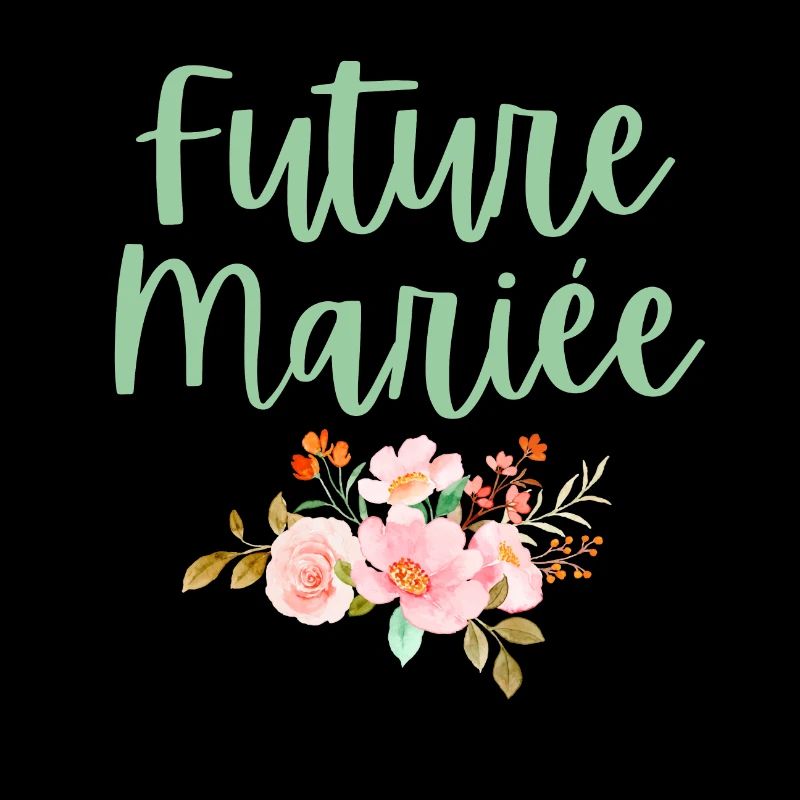 Future mariée bouquet de fleurs