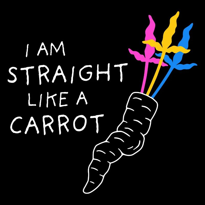 pan pride - straight like a carrot - white