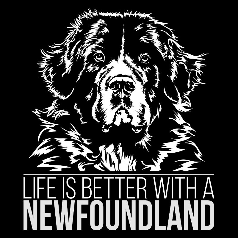 NEWFOUNDLAND Life is better Wilsigns Geschenkidee