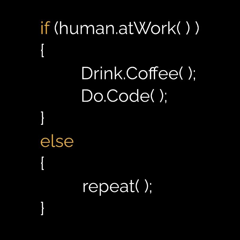 Programmeur Informaticien Café Cadeau C# Java