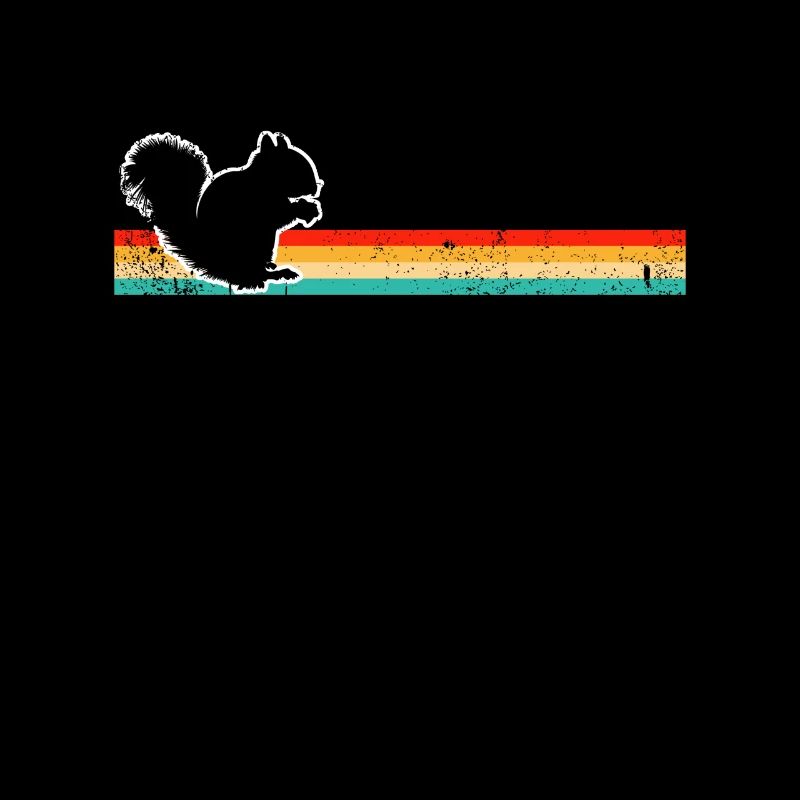 Eichhörnchen Retro