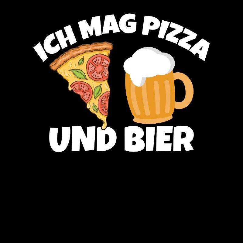 Ich mag Pizza und Bier