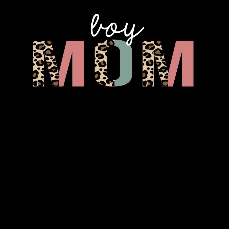 Junge Mama Leopard Print Lustiges Geschenk
