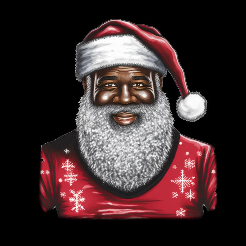 Weihnachtsmann Schwarzer Weihnachtsmann