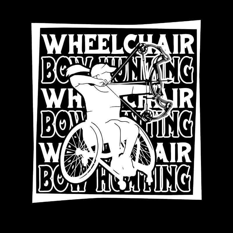 Bogenjagd Bogenjäger Rollstuhl