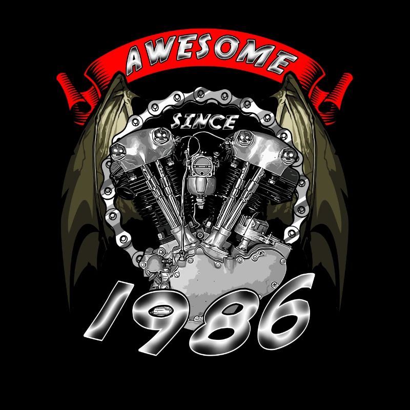 Awesome since 1986, Biker Geburtstag