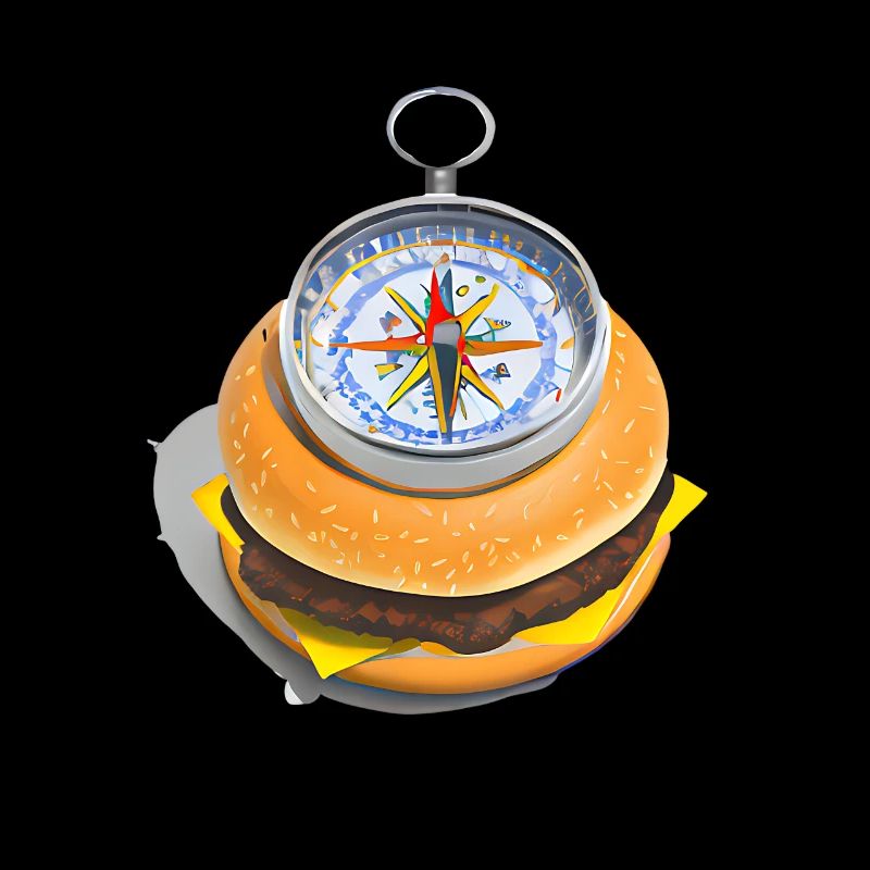 Cheeseburger Compass