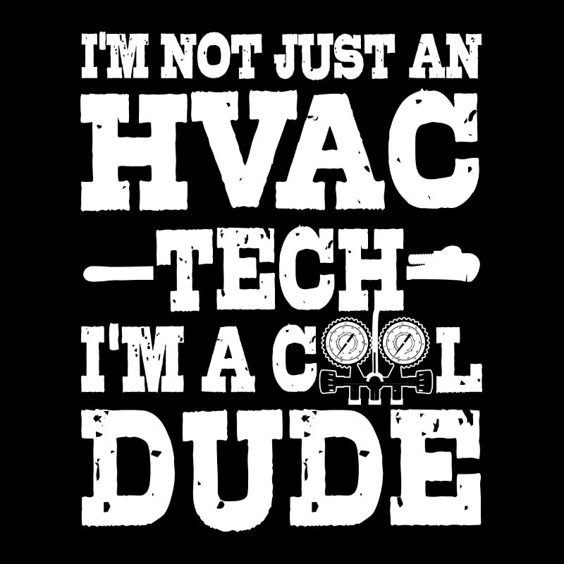 Drôle de technicien en CVC robe Hvac tech cool guy