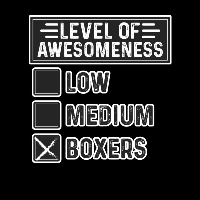 Niveau de génialité Boxer