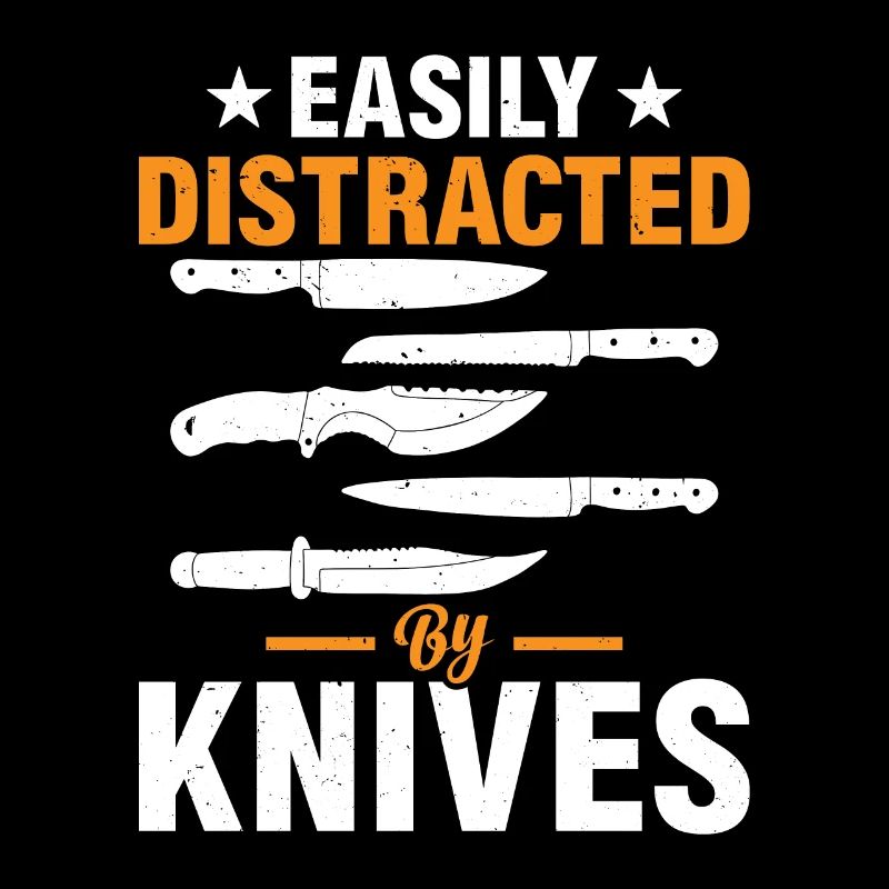 Facilement distrait par les couteaux Outils de chef Fo de cuisine