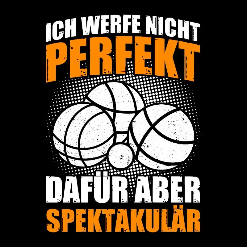 Nicht perfekt Petanque Boule Boulespieler