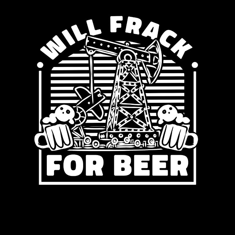 Ölfeld Bohrinsel Bier Fracking