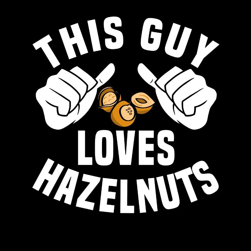 Deze man houdt van hazelnoten