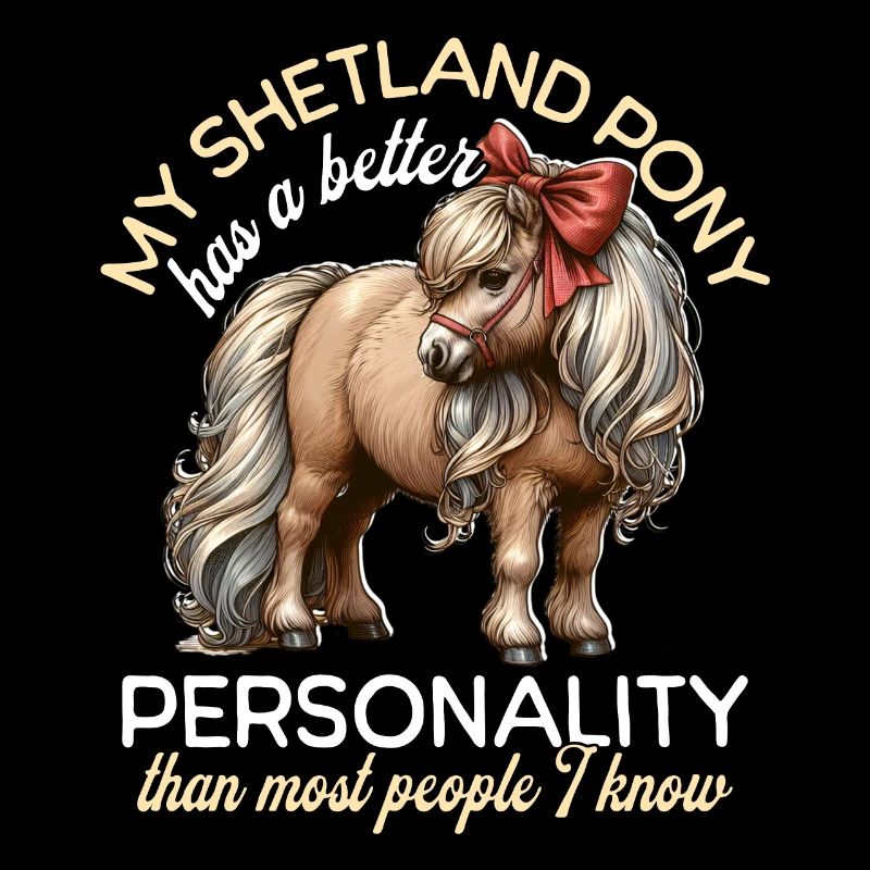 Cavalier de poney Shetland