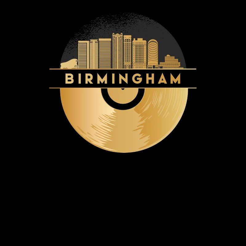 Disque Vinyle Skyline-Angleterre-Birmingham