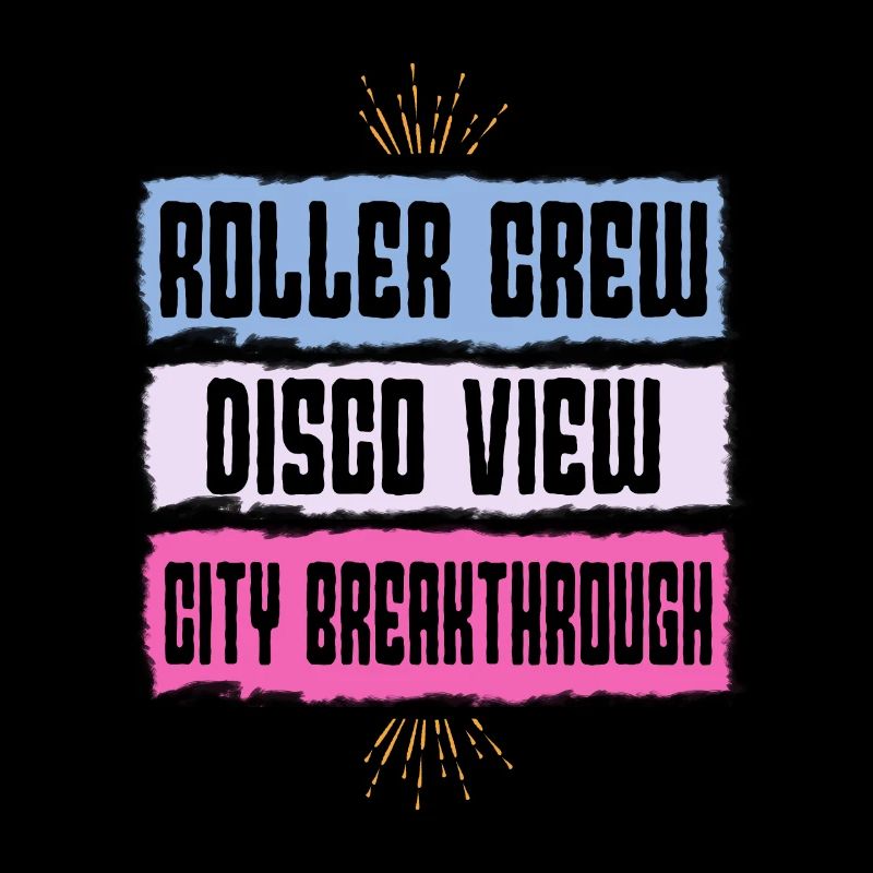 Roller Skater Party Roller Crew Disco View Gifts