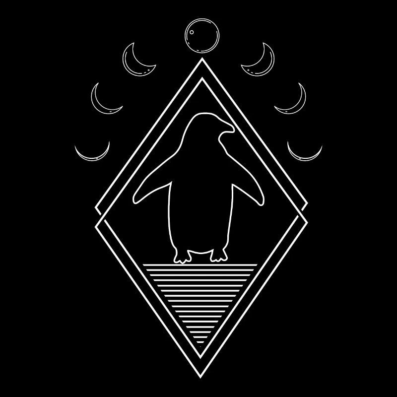 Penguin Moon Phases