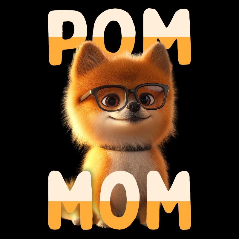 Pom Mom Zwergspitz Mommy Spitz Mama Muttertag Mom