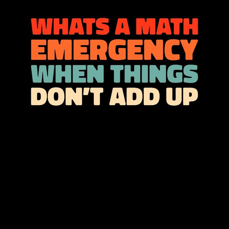Mathe Mathematik Math Jeu de mots amusant