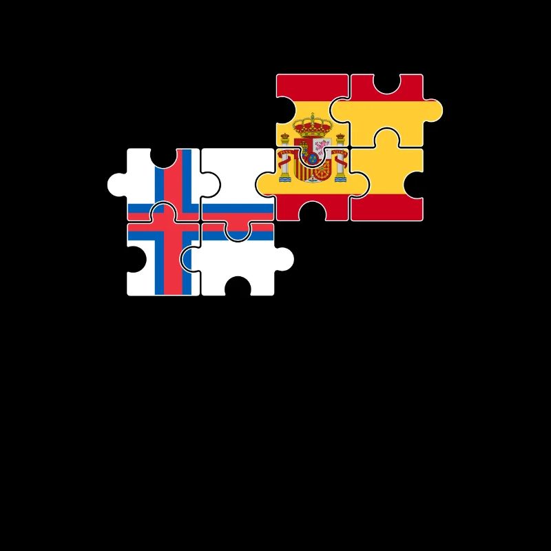 Färöer Spanien Flagge Spanisch Färinger