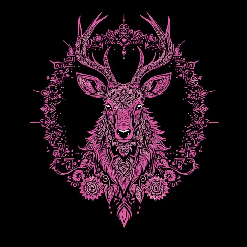 Mandala Deer Deer Mystical Madalas
