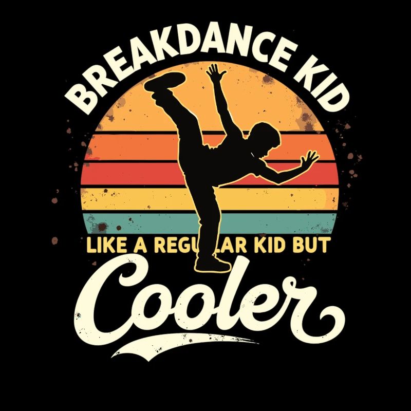 Breakdance Kid Breakdancer Retro Dance B-Boys