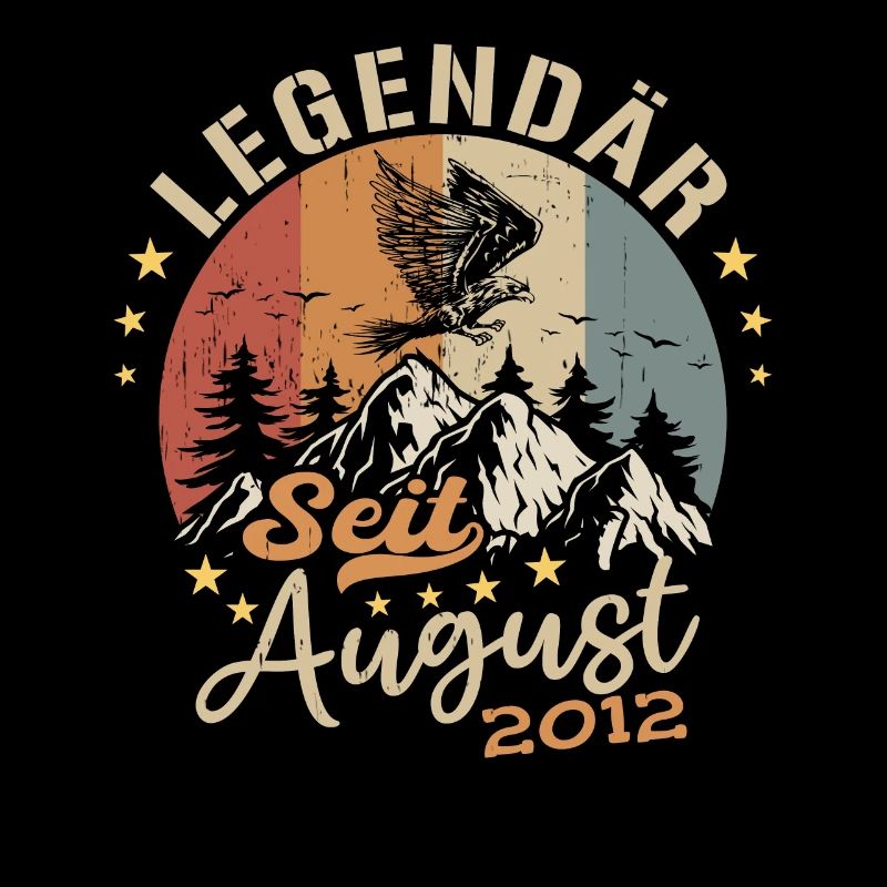 Legendär seit August 2012 Geburtstag Geschenk