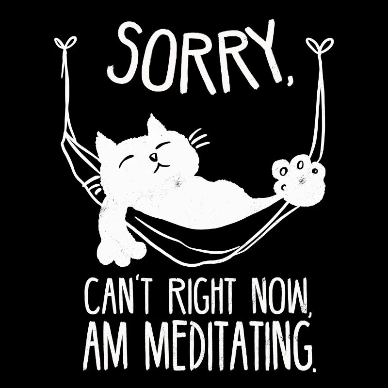 Cat in hammock while chilling