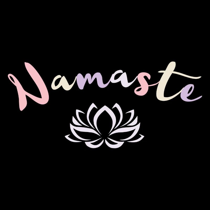 Namasté à la fleur de lotus