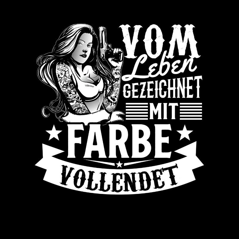 Vom Leben gezeichnet mit Farbe vollendet TATTOO