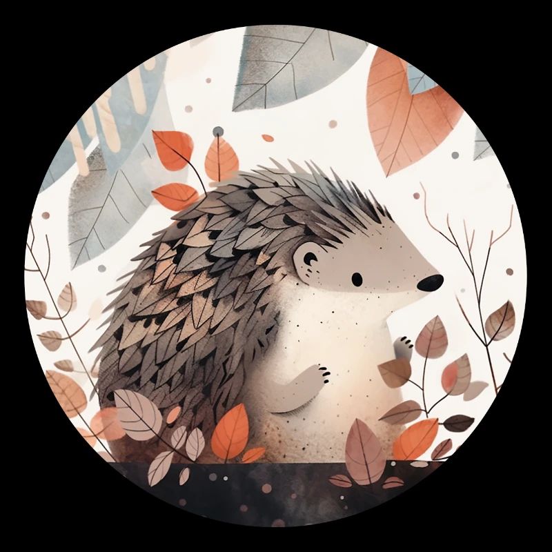 Hedgehogs in autumn