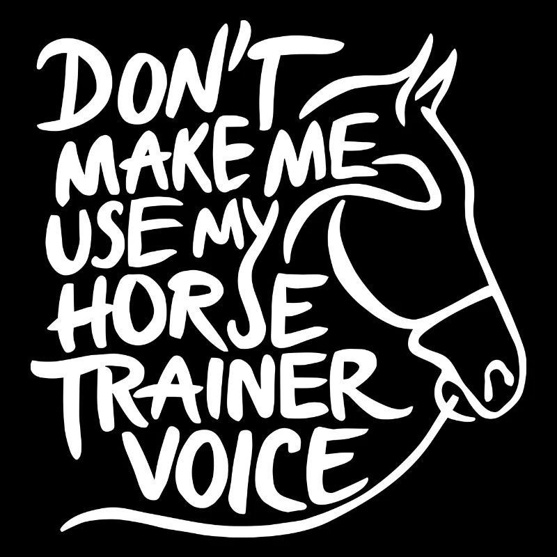 Riding trainer Humor with style and assertiveness