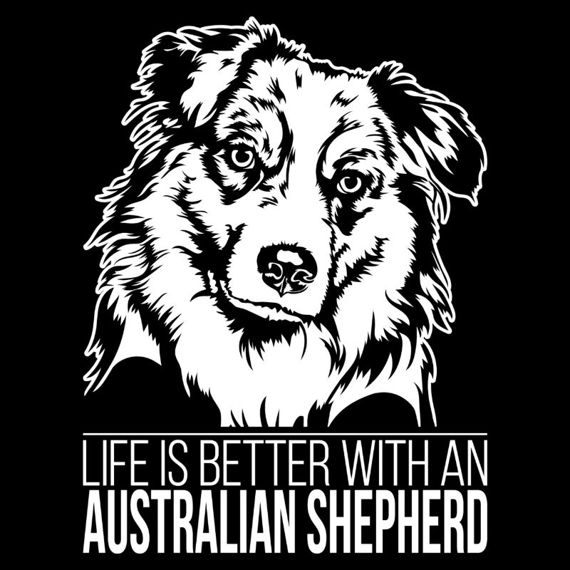 Australian Shepherd Hunde Spruch Aussie Wilsigns