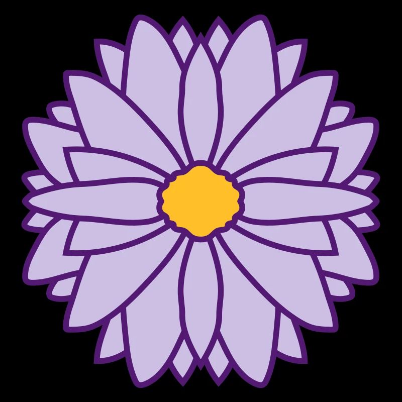 Runde Hübsche Blume Design