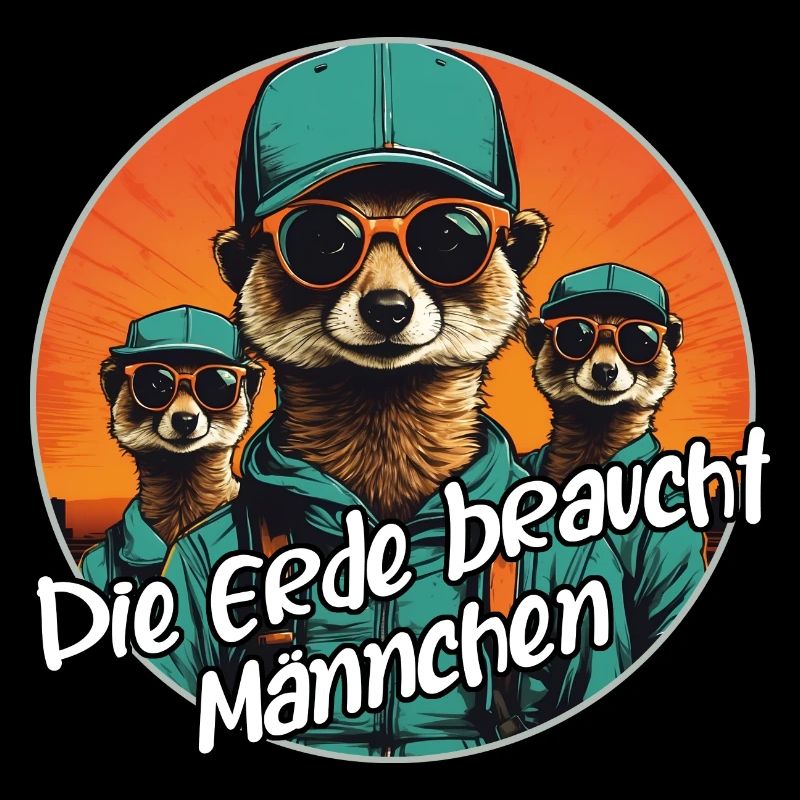 Coole Erdmännchen lustiger Erdmännchenspruch