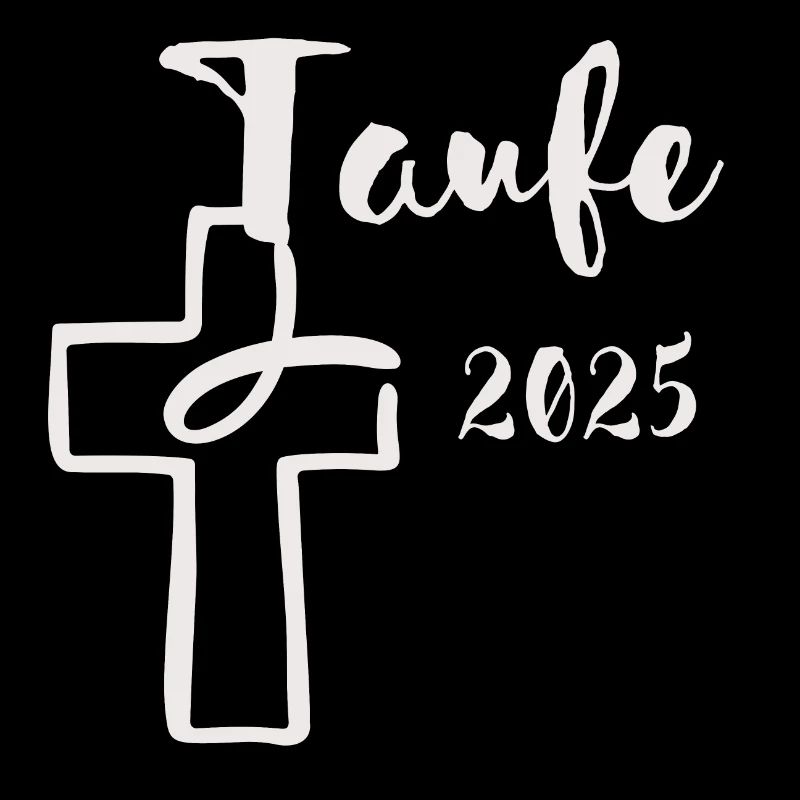 Baptism 2025 Fish Dips in Cross 3D Effect