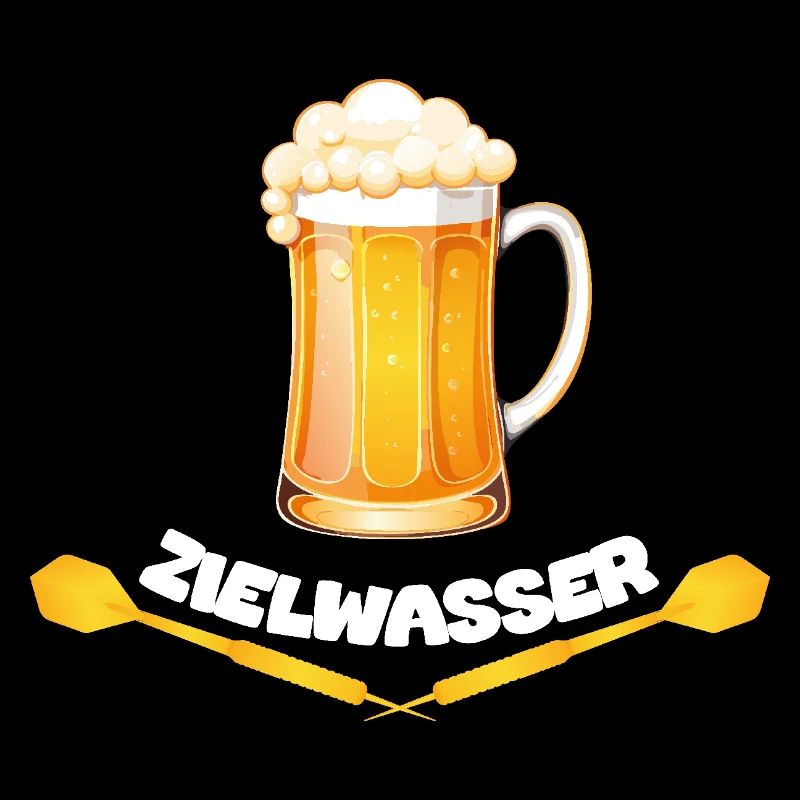 Fléchettes cible eau bière chope fléchettes