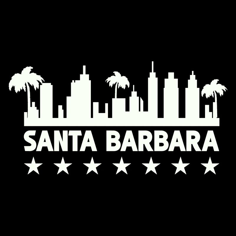 Silhouette côtière de Santa Barbara