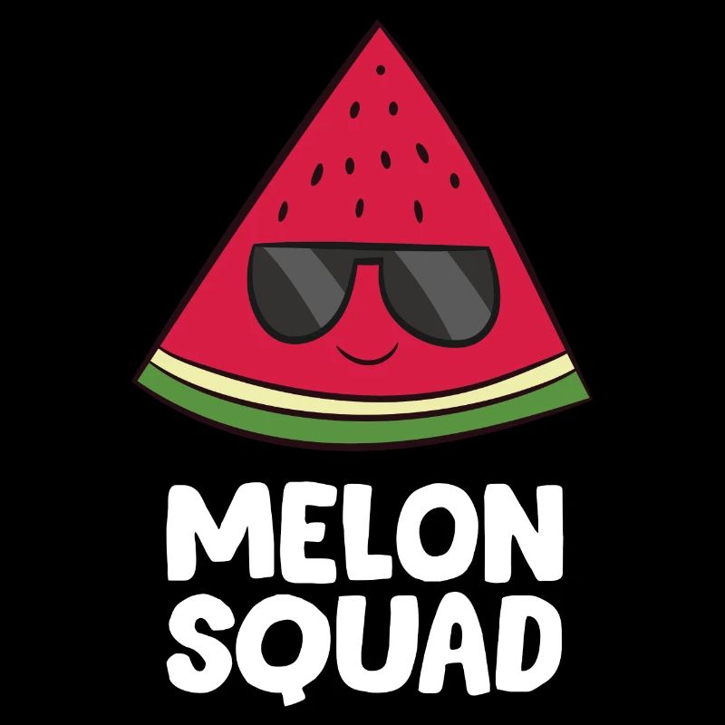 Pastèque - Melon Squad avec des lunettes de soleil