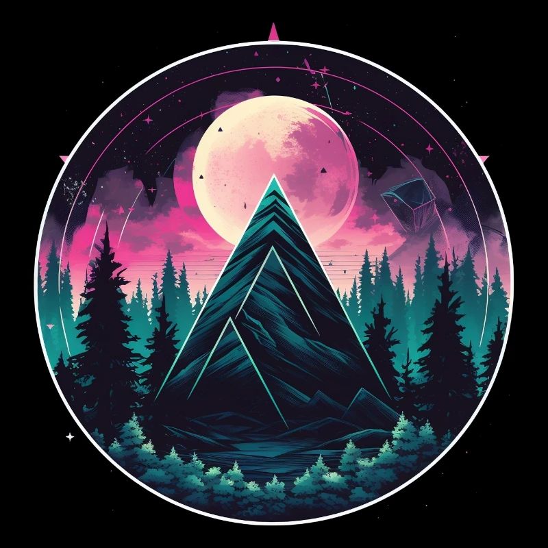 Synthwave Triangles